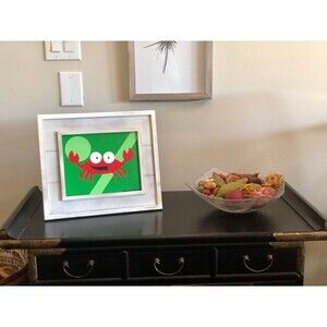 Childrens Happy Crab Painting,